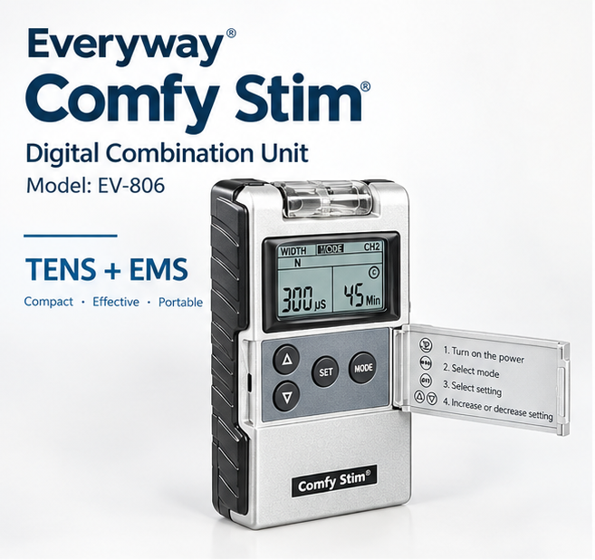Comfy Stim Digital EMS TENS Combination Unit Ev-806