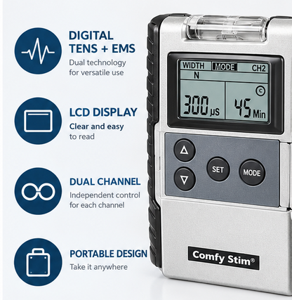 Comfy Stim Digital EMS TENS Combination Unit Ev-806