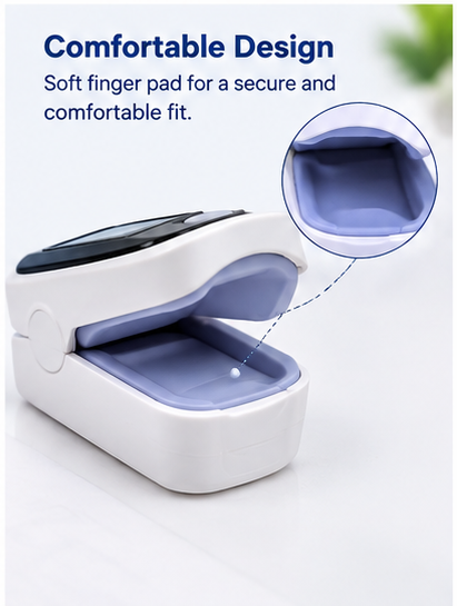Fingertip Pulse Oximeter – Digital Blood Oxygen & Pulse Rate Monitor