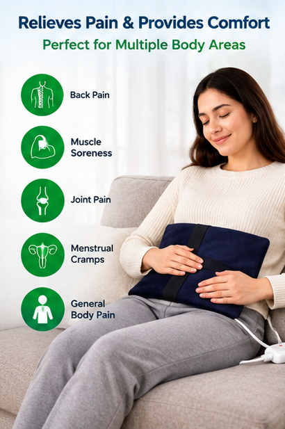 Besmed BE-240 King Size Heating Pad 12 x 24 Inch Electric Heat Pad Taiwan