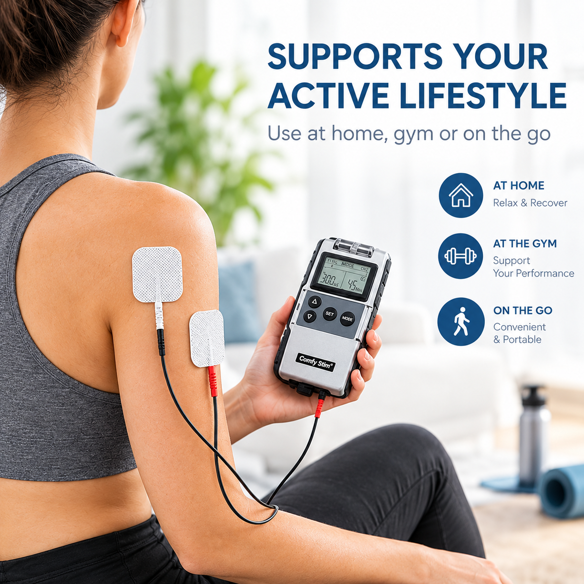 Comfy Stim Digital EMS TENS Combination Unit Ev-806