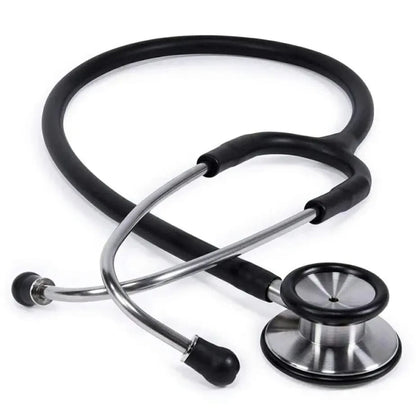 Professional Dual Head Stethoscope – Black & Silver