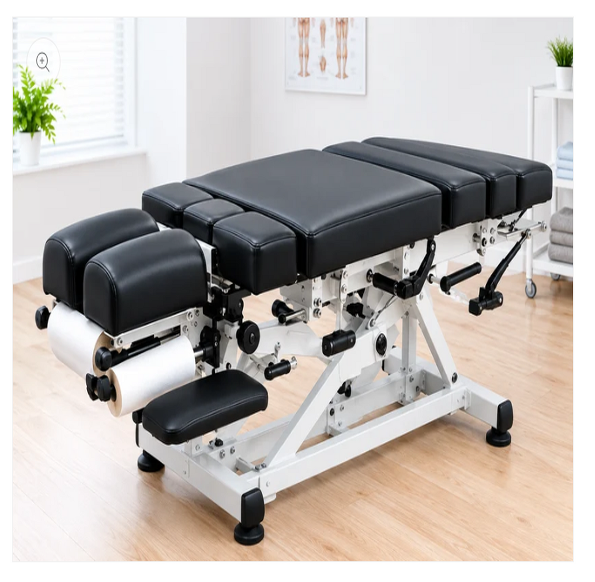 Professional Adjustable Chiropractic Treatment Bed – Multi-Section